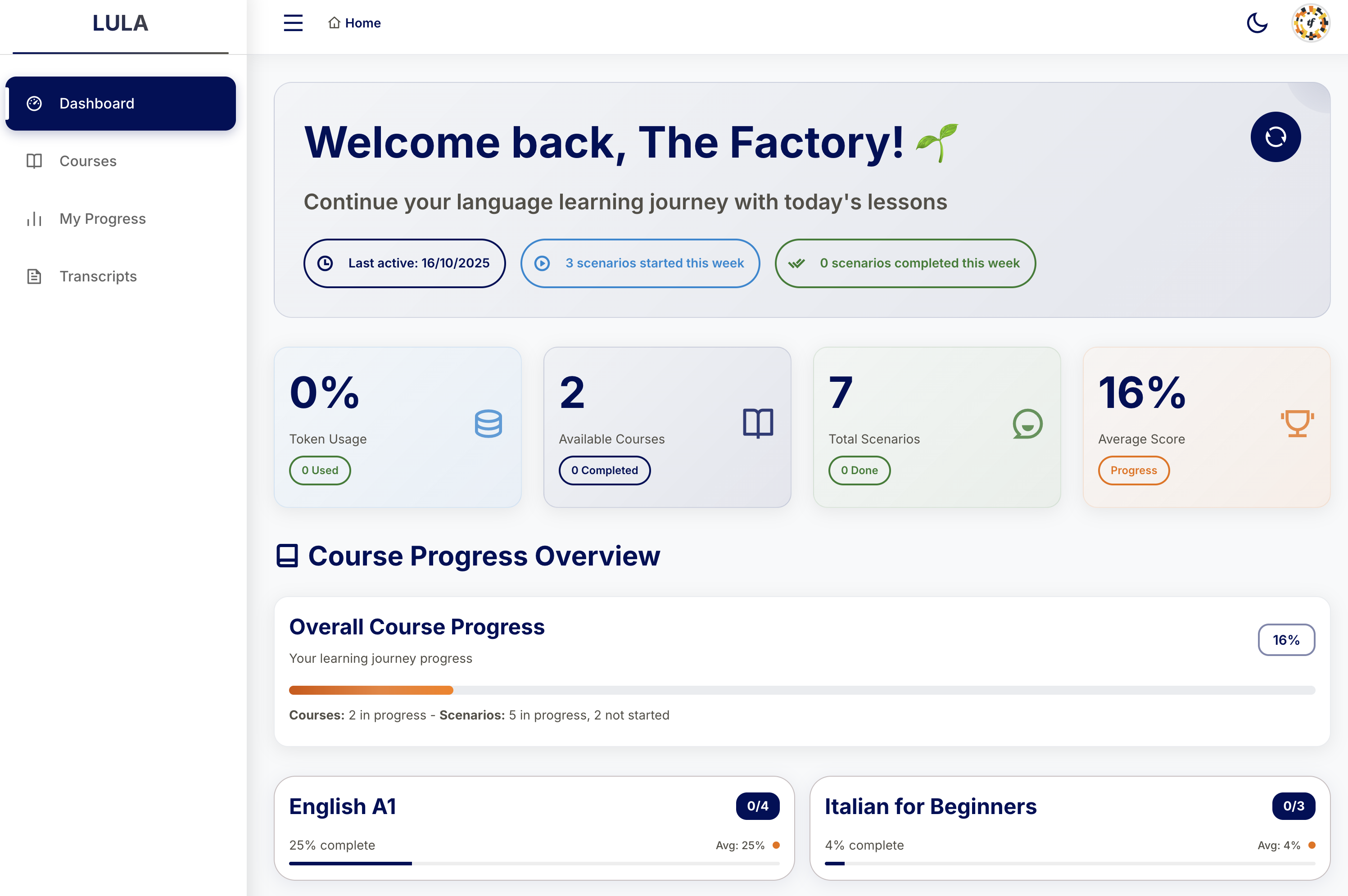 THE FACTORY - Language Assistant